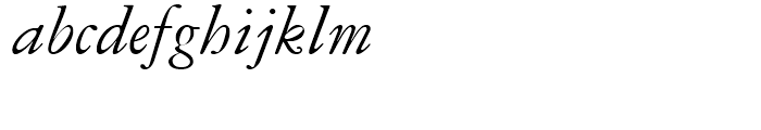 Garamond 3 LT Italic Font LOWERCASE