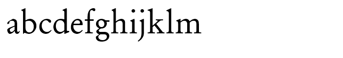 Garamond Antiqua Regular Font LOWERCASE