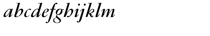 Garamond Bold Italic Ludlow Font LOWERCASE
