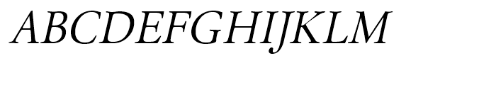 Garamond Classico Italic Font UPPERCASE