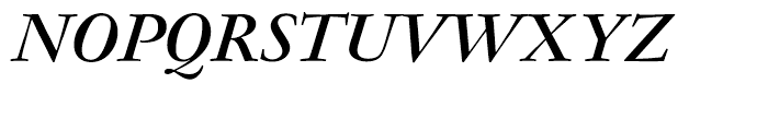 Garamond FB Display Bold Italic Font UPPERCASE