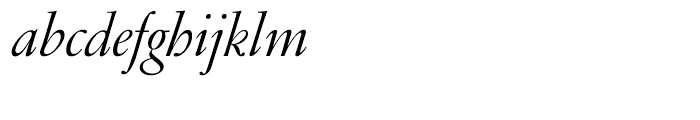 Garamond FB Display Regular Italic Font LOWERCASE