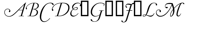 Garamond Light Italic Swash Ludlow Font UPPERCASE