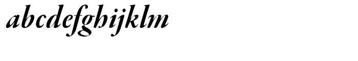Garamond Premier Bold Italic Display Font LOWERCASE