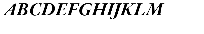 Garamond Premier Bold Italic Subhead Font UPPERCASE