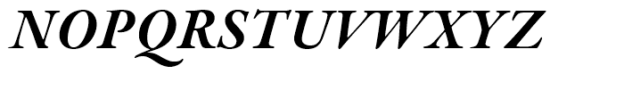 Garamond Premier Bold Italic Font UPPERCASE