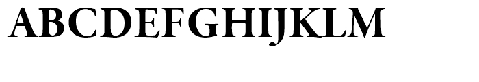 Garamond Premier Bold Subhead Font UPPERCASE