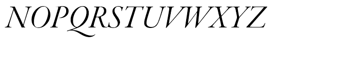 Garamond Premier Italic Display Font UPPERCASE