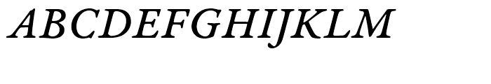 Garamond Premier Medium Italic Caption Font UPPERCASE