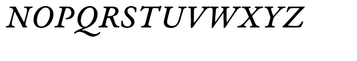 Garamond Premier Medium Italic Caption Font UPPERCASE