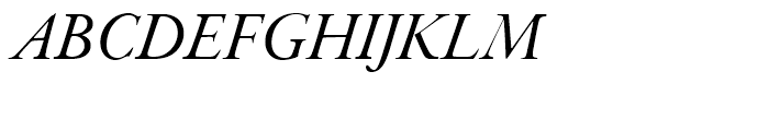Garamond Premier Medium Italic Display Font UPPERCASE