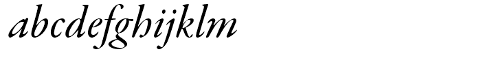 Garamond Premier Medium Italic Subhead Font LOWERCASE