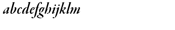 Garamond Premier Semibold Italic Display Font LOWERCASE