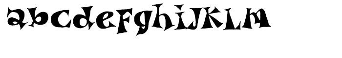 Garash Regular Font LOWERCASE