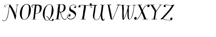 Garden Pro Italic Font UPPERCASE