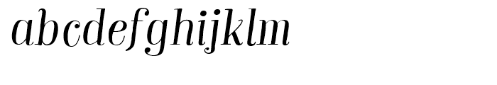Garden Pro Italic Font LOWERCASE