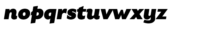 Gardner Sans Mammoth Italic Font LOWERCASE