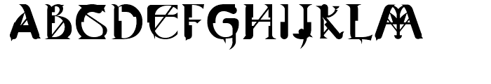 Gargoil Regular Font UPPERCASE