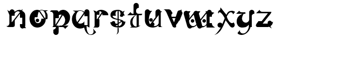 Gargoil Regular Font LOWERCASE