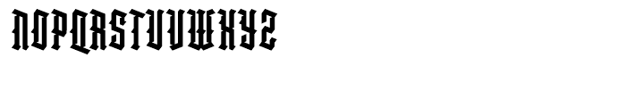 Gargoyle Black Font UPPERCASE
