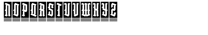 Gargoyle Cameo Font LOWERCASE
