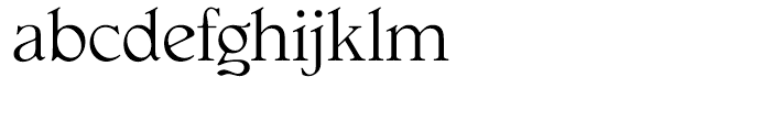 Gargoyle Light Font LOWERCASE