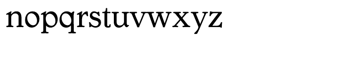Gargoyle Medium with OSF Font LOWERCASE