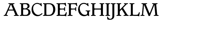 Gargoyle Medium Font UPPERCASE