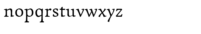 Garibaldi Regular Font LOWERCASE
