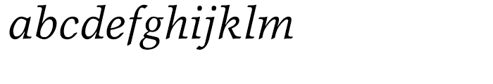 Garth Graphic Italic Font LOWERCASE