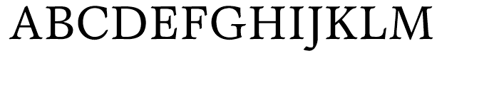 Garth Graphic Regular Font UPPERCASE