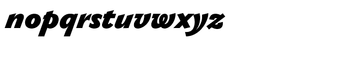 Gaultier Heavy Italic Font LOWERCASE