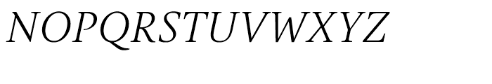 Gauthier FY Italic Font UPPERCASE
