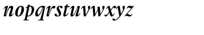 Gauthier Next FY Bold Italic Font LOWERCASE