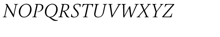 Gauthier Next FY Italic Font UPPERCASE