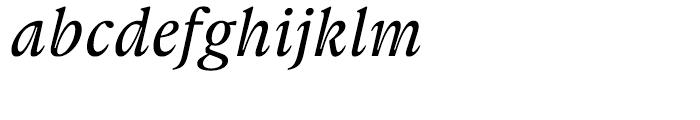 Gauthier Next FY Medium Italic Font LOWERCASE
