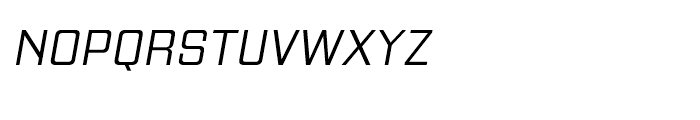 Gaz Light Italic Font LOWERCASE