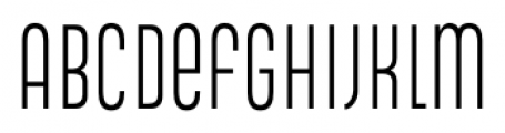 Gala Condensed Regular Font LOWERCASE