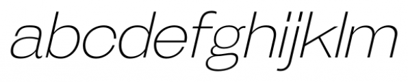 Galderglynn Esquire ExtraLight Italic Font LOWERCASE