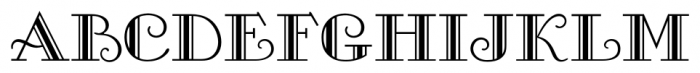 Gallia FS Regular Font LOWERCASE