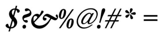 Garamond Classic FS Bold Italic Font OTHER CHARS
