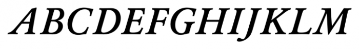 Garamond Classic FS Bold Italic Font UPPERCASE