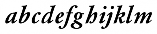 Garamond Classic FS Bold Italic Font LOWERCASE
