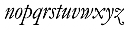 Garamond Elegant FS Regular Font LOWERCASE