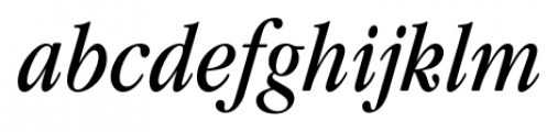 Garamond Modern FS Italic Font LOWERCASE