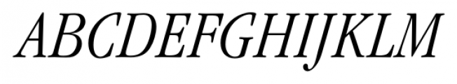 Garamond Modern FS Light Italic Font UPPERCASE