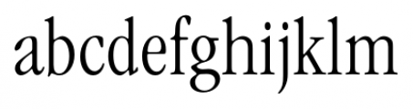 Garamond Modern FS Light Font LOWERCASE