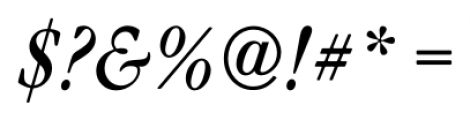 Garamond Nova Pro Condensed Italic Font OTHER CHARS