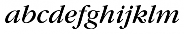 Garamond Nova Pro Italic Font LOWERCASE