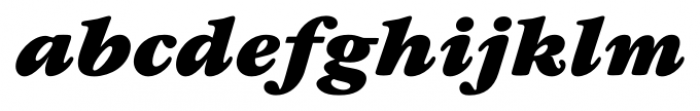 Garamond Nova Pro Ultra Italic Font LOWERCASE